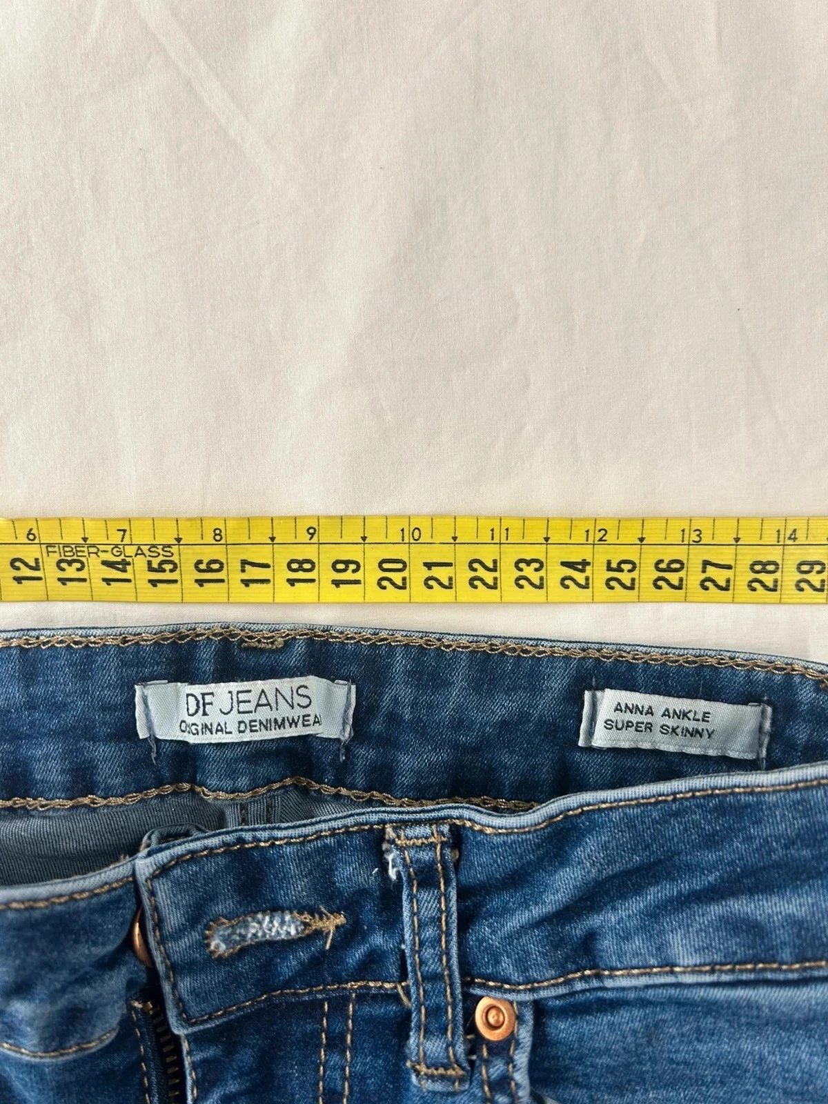 Skinny blauw marine vintage df jeans denim collectie – photo 7